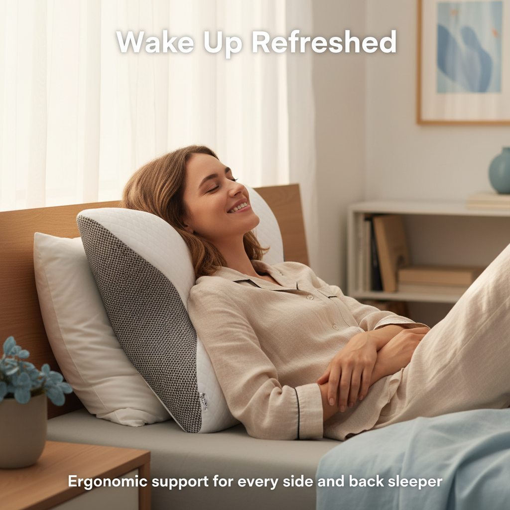 VouraFoam™ Orthopedic Memory Foam Pillow